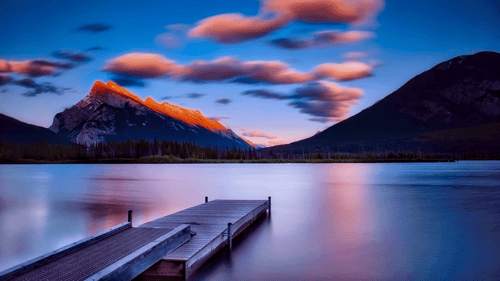 Sunset at Banff